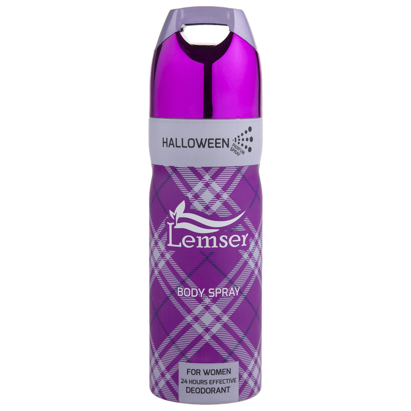 اسپری خوشبو کننده بدن زنانه لمسر مدل Halloween حجم 200 میلی لیتر اسپری خوشبو کننده بدن زنانه لمسر مدل Halloween حجم 200 میلی لیتر