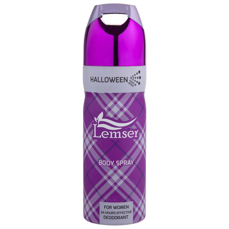 اسپری خوشبو کننده بدن زنانه لمسر مدل Halloween حجم 200 میلی لیتر اسپری خوشبو کننده بدن زنانه لمسر مدل Halloween حجم 200 میلی لیتر
