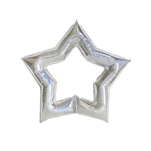 بادکنک فویلی مدل ستاره تو خالی کد kp88