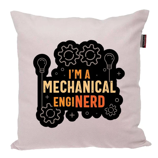 کوسن پاد آفرین مدل مهندس مکانیک کد PK401580 سایز 40*40 سانتی متر