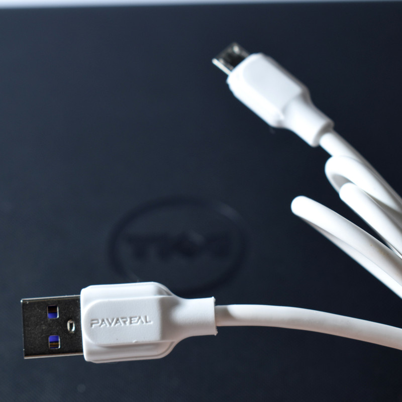 کابل تبدیل USBبه micro USB پاوریل مدل DC-125 طول 1متر