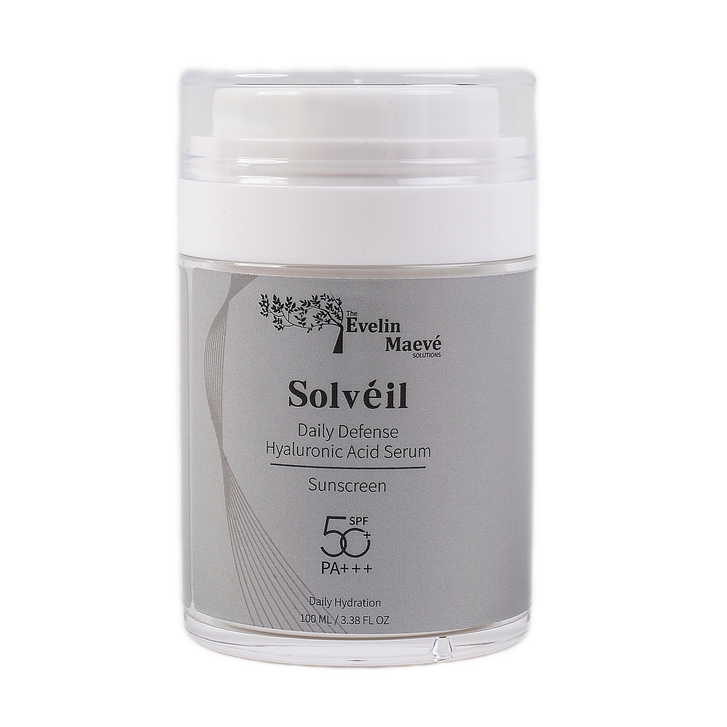 لوسیون ضد آفتاب بی‌رنگ دست، صورت، گردن راهکارهای اولین میو  SPF 50 مدل hyaloronic acid محافظ در برابر UVA, UVBمناسب برای انواع پوست حجم 100 میلی‌لیتر