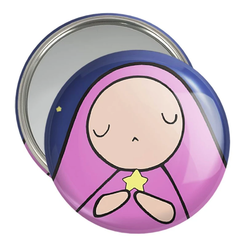 آینه جیبی خندالو مدل اتشی انیمه چوبیتس Chobits  کد 22381