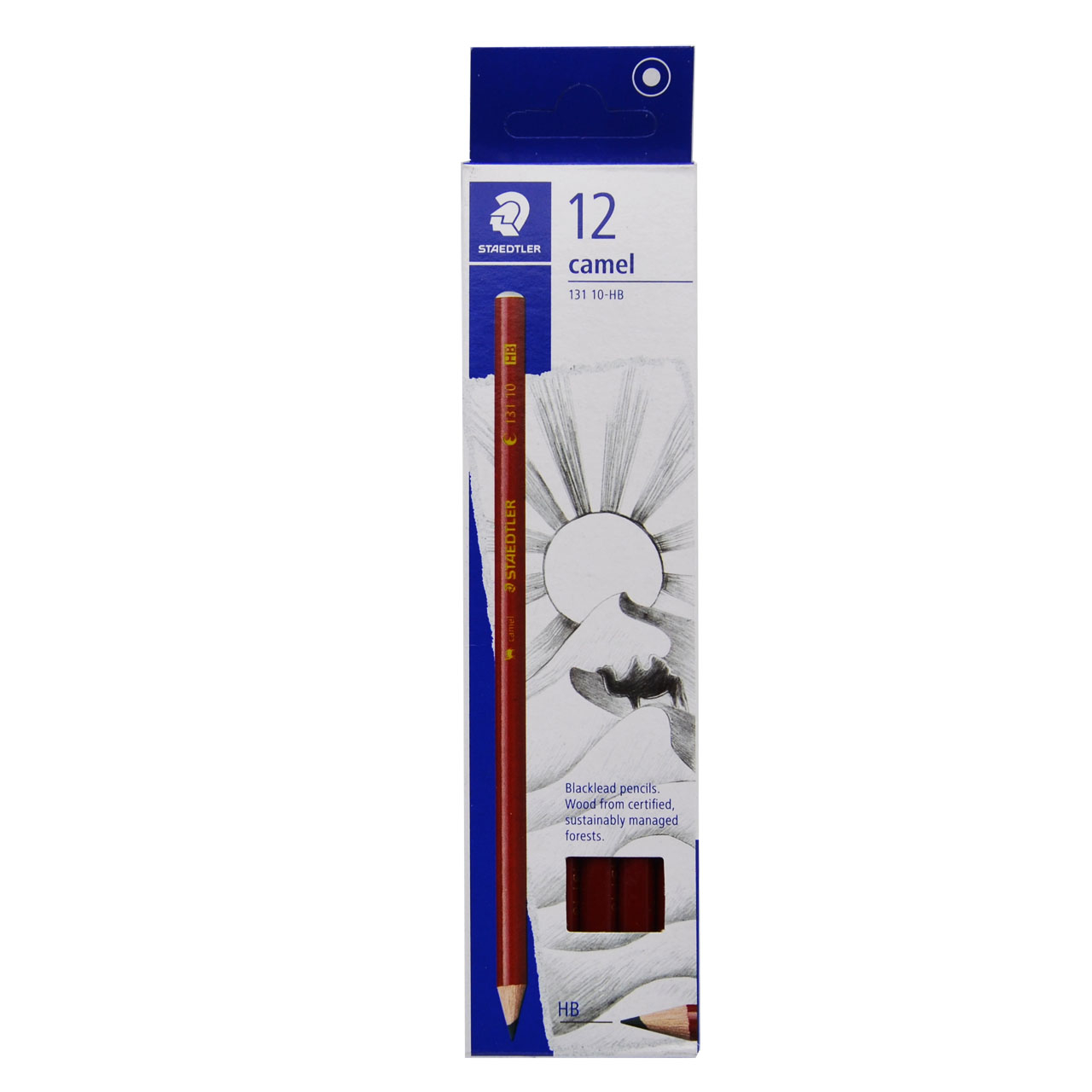 مداد مشکی استدلر طرح camel کد 24 بسته 12 عددی
