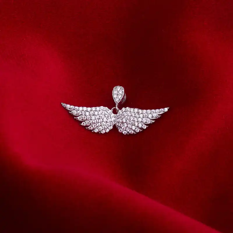 گردنبند نقره زنانه مدل بال فرشته M140