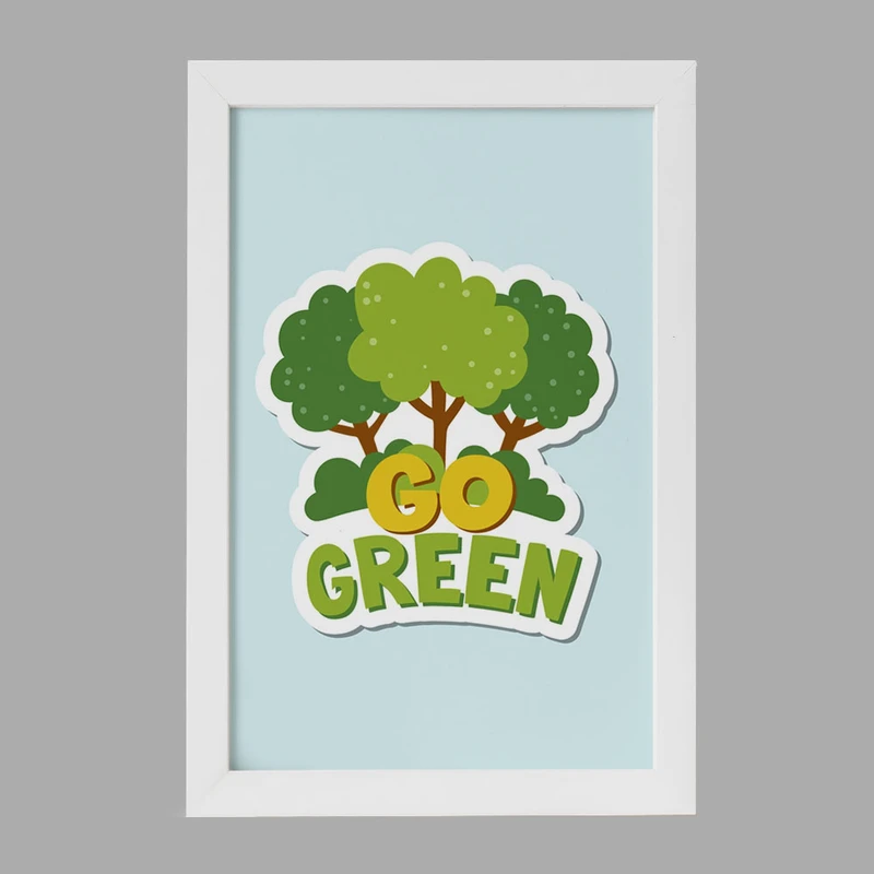 تابلو خندالو مدل حمایت از محیط زیست کد 25899