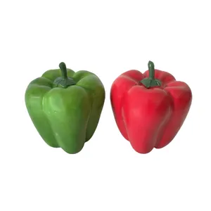 میوه تزیینی مدل فلفل دلمه ای  کد 583 بسته دو عددی