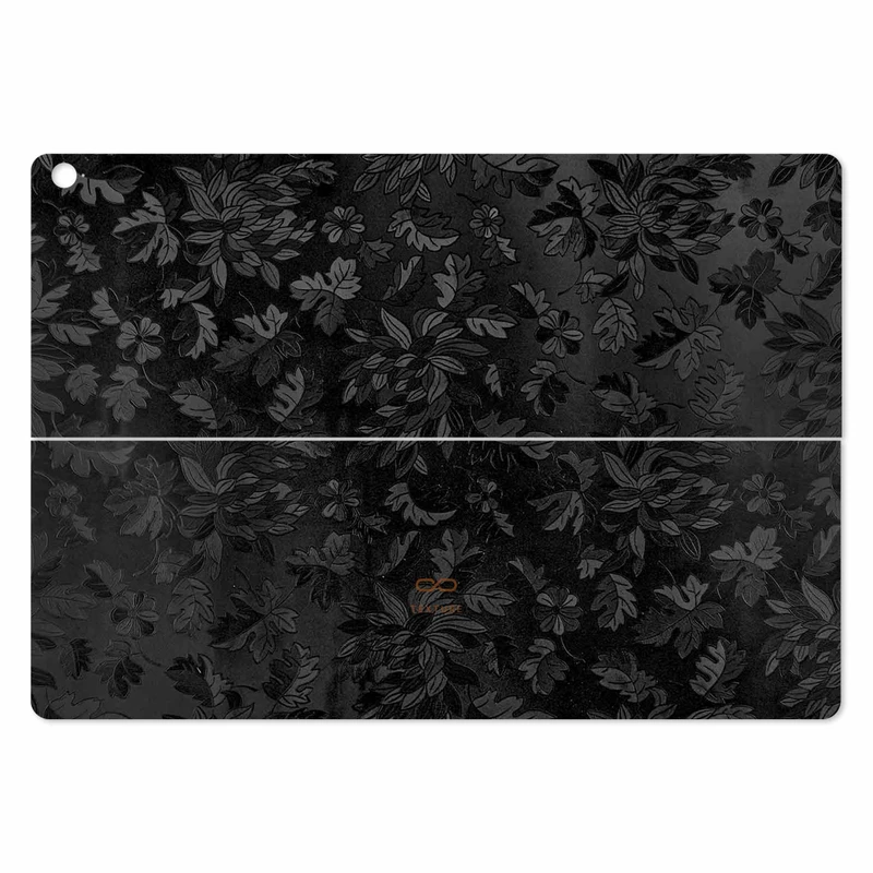 برچسب پوششی ماهوت مدل Black-Wildflower مناسب برای تبلت ایسوس Transformer 3 Pro 2016
