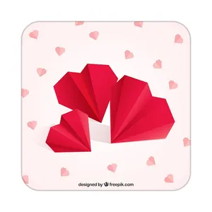 زیر لیوانی کاکتی طرح عاشقانه مدل mp39683