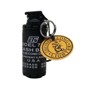 فندک ژونگ لونگ طرح گاز اشک آور مدل Flash Bank