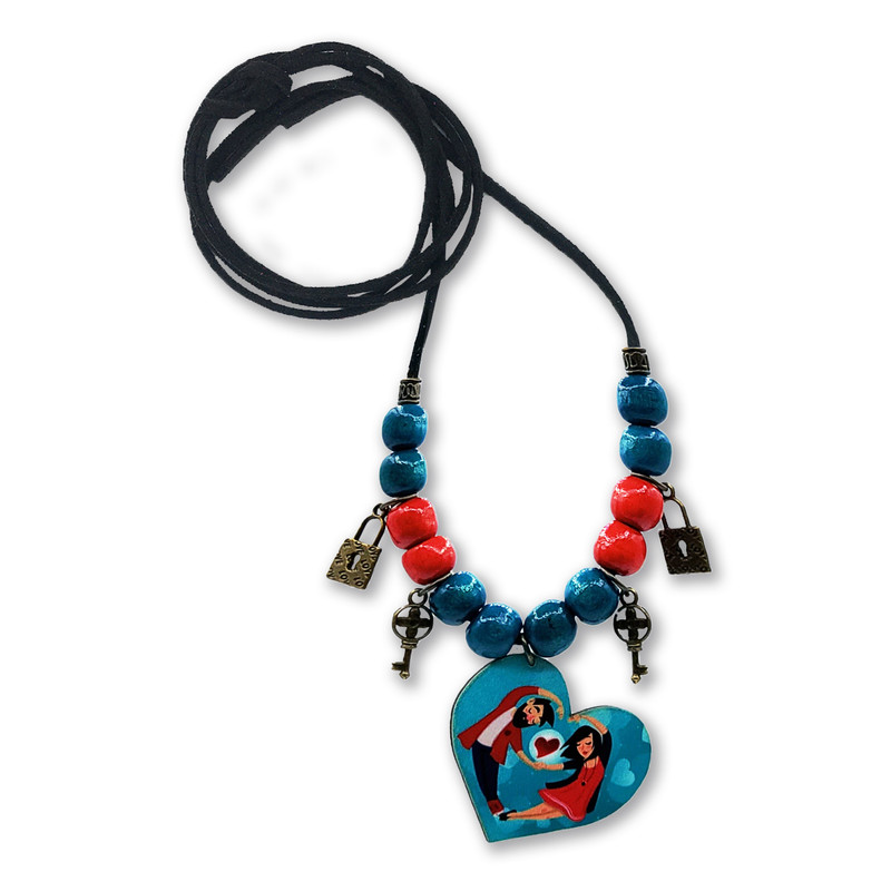 گردنبند دخترانه مدل عاشقانه کد g012 گردنبند دخترانه مدل عاشقانه کد g012