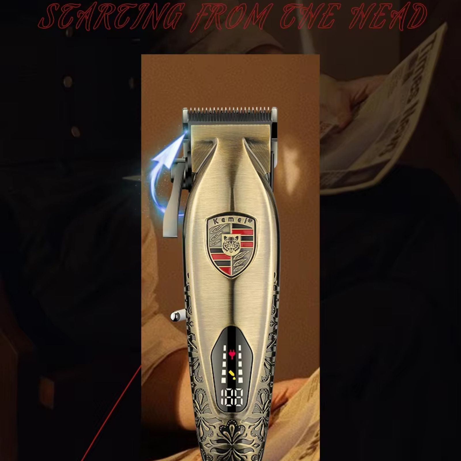 ماشین اصلاح موی سر و صورت کیمی مدل KM-2360 مجموعه 3 عددی - - 7