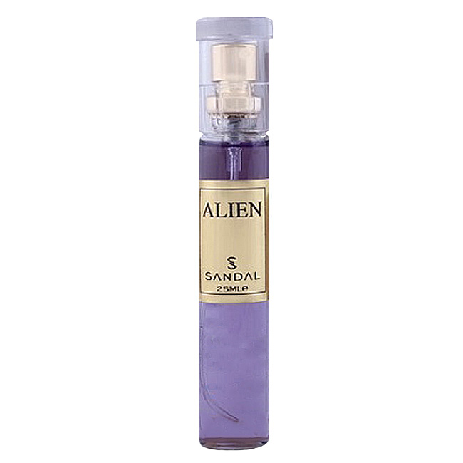 عطر جیبی زنانه صندل مدل ALIEN حجم 25 میلی لیتر