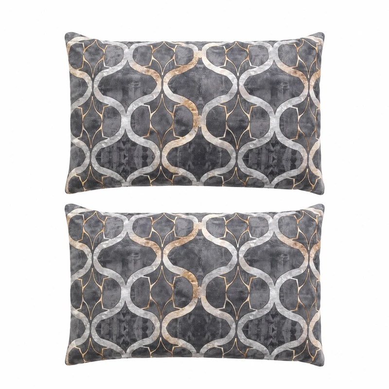 رو بالشی مدل مراکشی کد Pillow-18 سایز 45×65 سانتی متر بسته 2 عددی