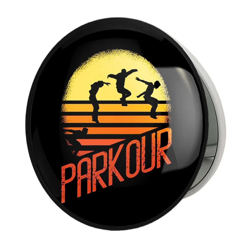 آینه جیبی خندالو طرح پارکور مدل تاشو کد 30395