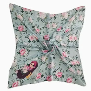 روسری دخترانه مدل گل درشت کد 104