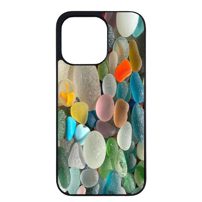 کاور طرح سنگ های رنگی مناسب برای گوشی موبایل اپل iphone 14 pro max