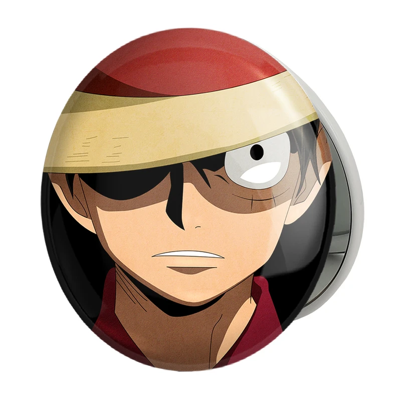 آینه جیبی خندالو طرح مانکی دی لوفی انیمه وان پیس One Piece مدل تاشو کد 11448 