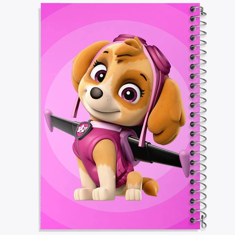 دفتر مشق 100 برگ خندالو طرح سگ های نگهبان Paw Patrol کد 3135
