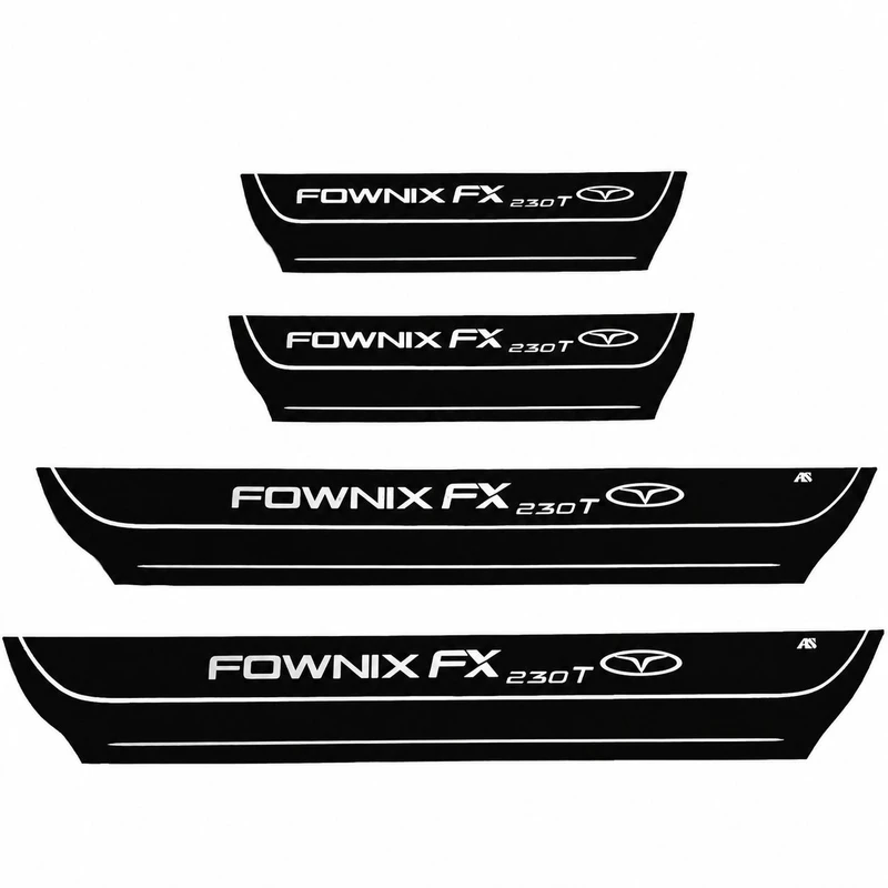 برچسب پارکابی خودرو استیک کد M318 مناسب برای فونیکس FX 230T مجموعه 4 عددی
