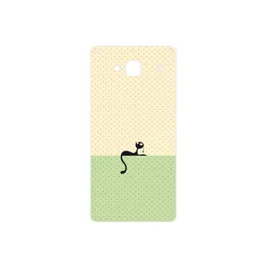 MAHOOT Minimal Internet Cat Icon Cover Sticker for Xiaomi Redmi 2
