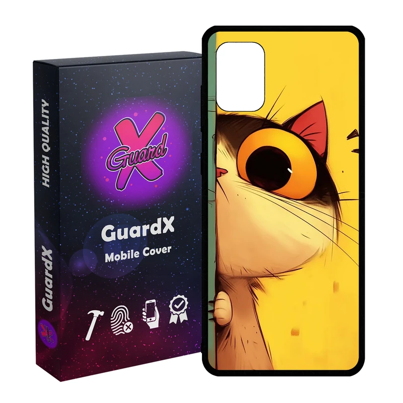 کاور گارد ایکس طرح Cat مدل  Glass10781 مناسب برای گوشی موبایل سامسونگ Galaxy A31