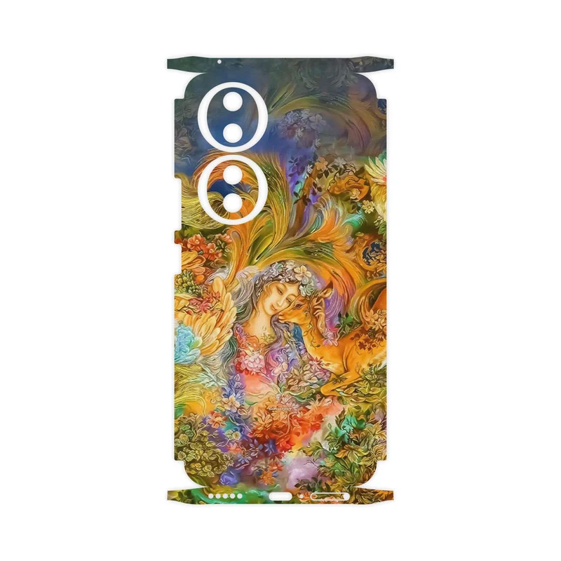 برچسب پوششی ماهوت مدل Persian miniature 3-FullSkin مناسب برای گوشی موبایل آنر 90