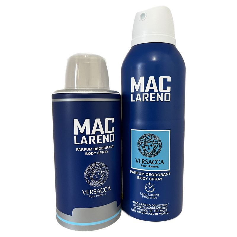 اسپری خوشبو کننده بدن مردانه مک لارنو مدل ورساچ حجم 200 میلی لیتر اسپری خوشبو کننده بدن مردانه مک لارنو مدل ورساچ حجم 200 میلی لیتر
