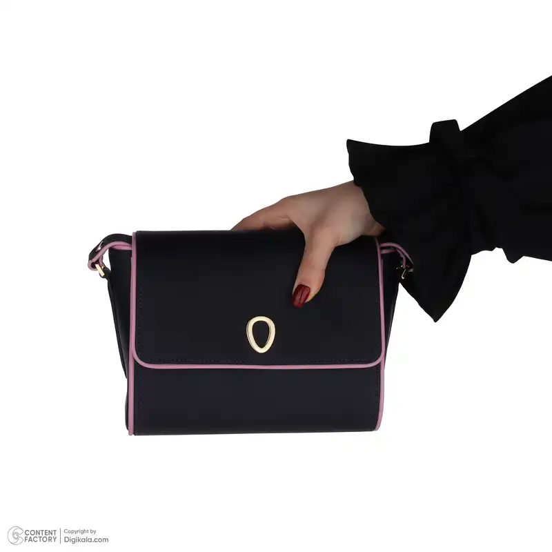 کیف دوشی زنانه اوال مدل 111 رنگ سرمه ای