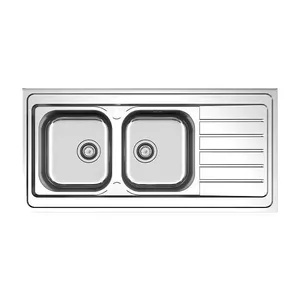 سینک ظرفشویی استیل مدل میکس پلاس  3072 روکار