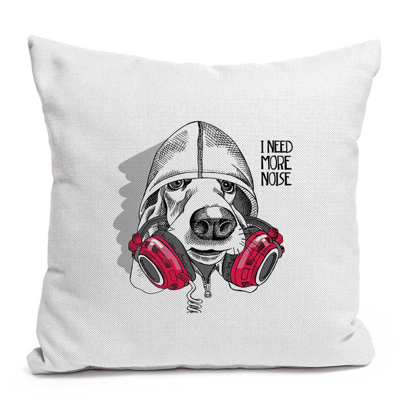 کاور کوسن کارنیلا طرح سگ و هدفن مدل knc185