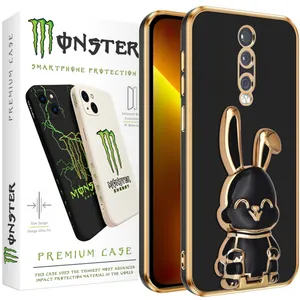 Magic rabbit-1 monster cover suitable for Xiaomi Mi 9T / Mi 9T pro / Redmi k20 / Redmi k20 pro mobile phone with holder base  