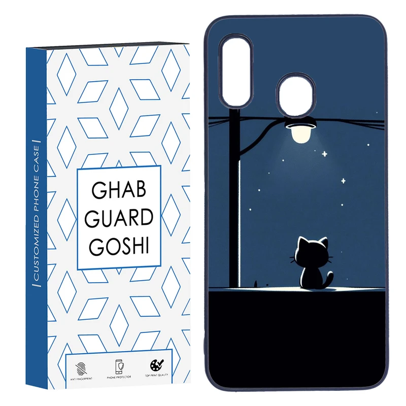 کاور قاب گارد گوشی طرح گربه کد TPU-189 مناسب برای گوشی موبایل سامسونگ Galaxy A30 / A20