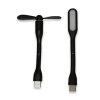 پنکه همراه ریمکس Mini USB مدلMb68 به همراه چراغ ال ای دی