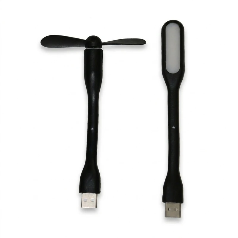 پنکه همراه ریمکس Mini USB مدلMb68 به همراه چراغ ال ای دی