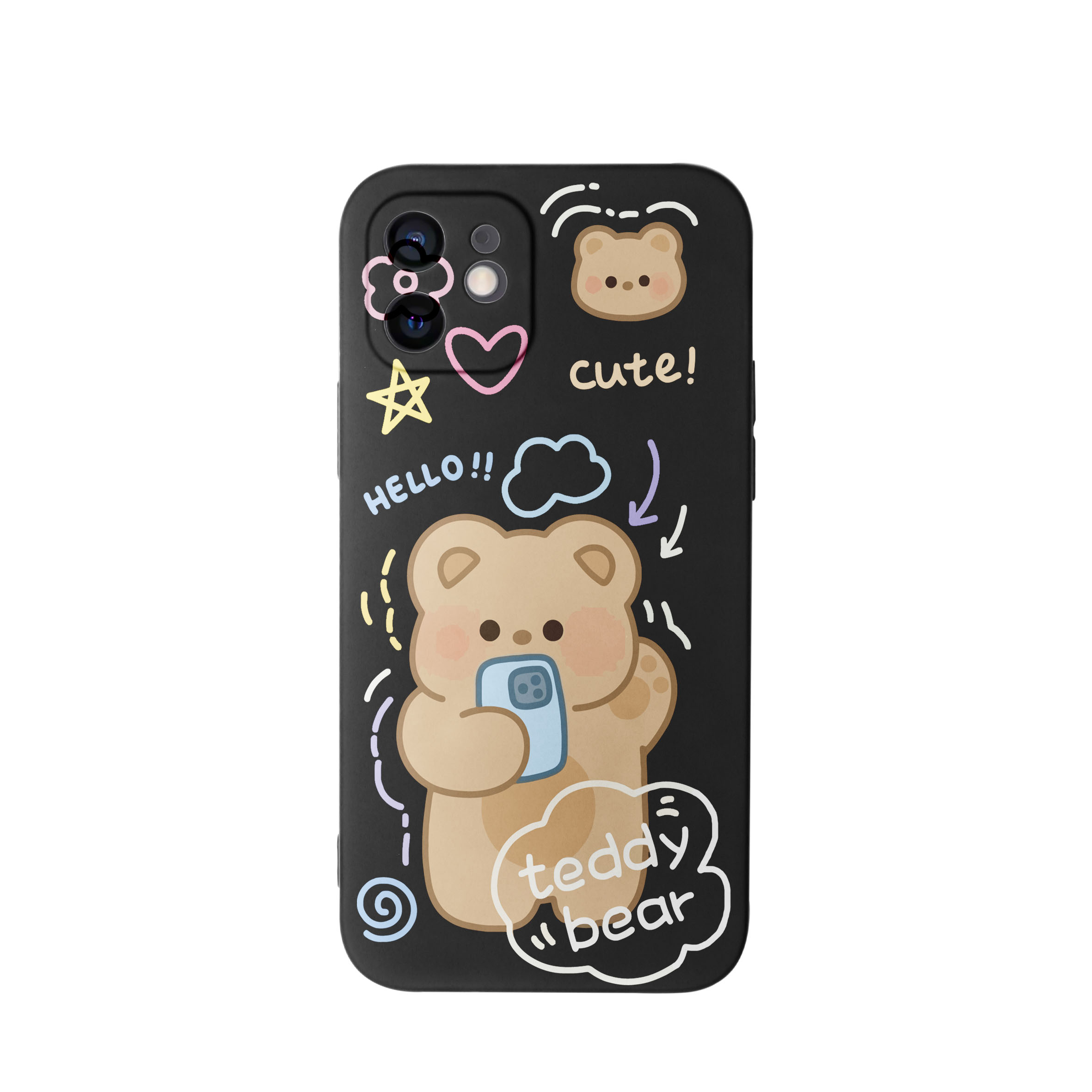 کاور طرح خرس بیر دخترونه کد f4003 مناسب برای گوشی موبایل اپل iphone 11