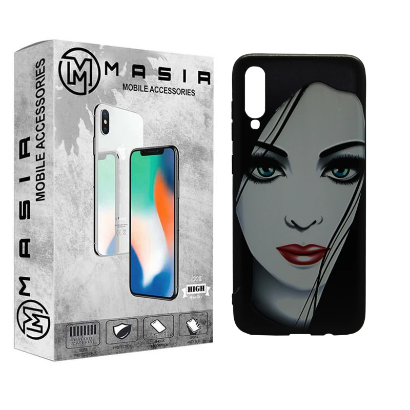 کاور مسیر طرح دختر مدل nw-01 مناسب برای گوشی موبایل سامسونگ Galaxy A70 / A70s 