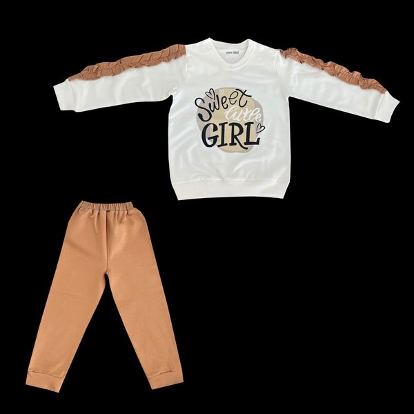 ست سویشرت و شلوار بچگانه مدل sweet girl