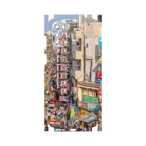 MAHOOT City of Delhi-FullSkin Cover Sticker for Motorola Moto E32s