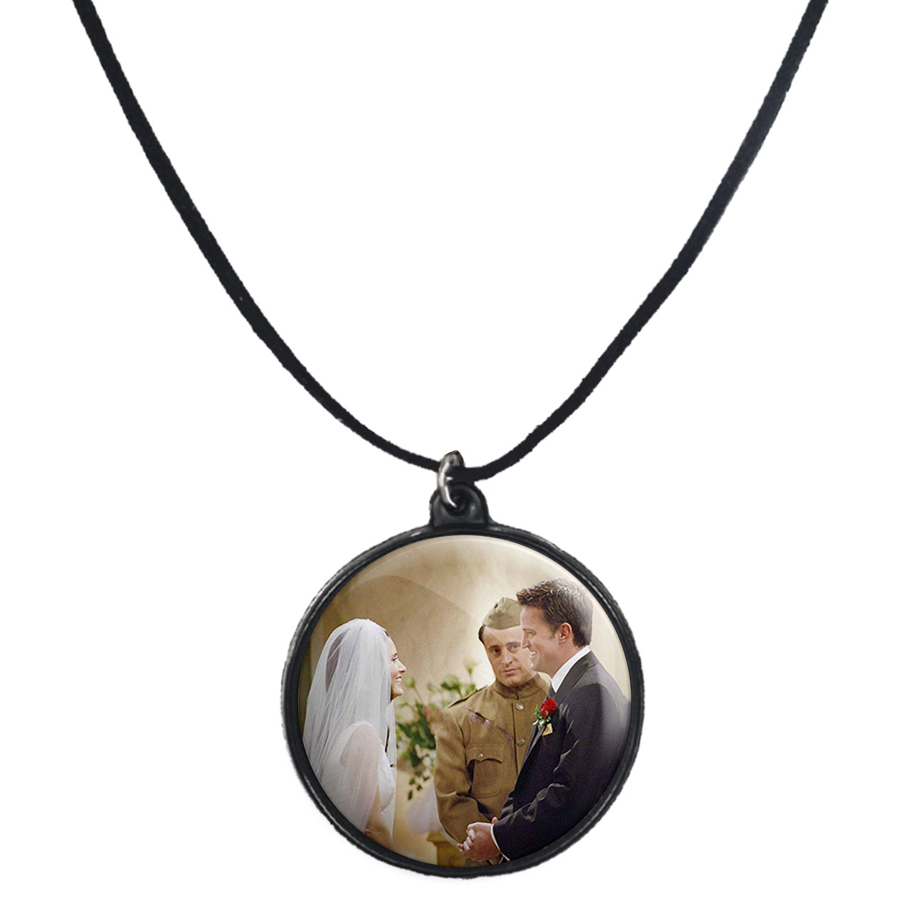 گردنبند پرمانه طرح فرندز کد pmb.18854 مدل دو طرفه