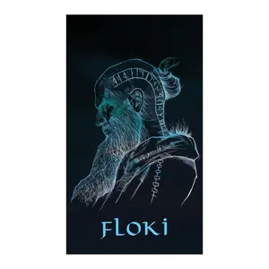 استیکر لپ تاپ و موبایل مدل سریال طرح وایکینگ ها راگنار لودبروک Vikings Ragnar Lothbrok کد 944