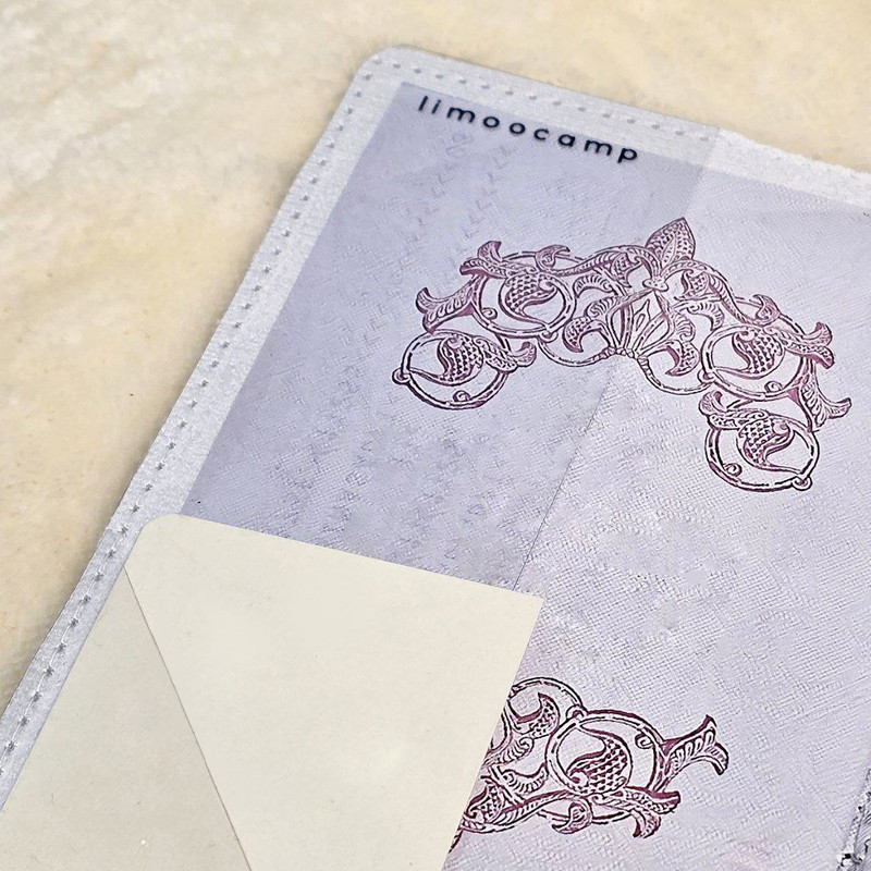 جلد پاسپورت لیمو کمپ طرح نقشه جهان مجموعه پنج عددی