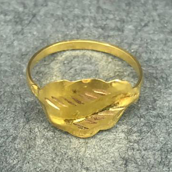 انگشتر طلا 18 عیار دخترانه دوست خوب مدل dk323
