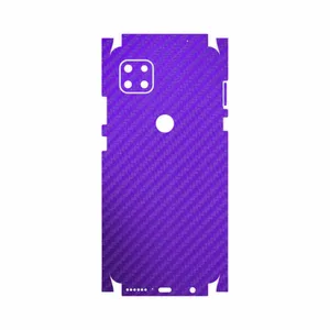 MAHOOT Purple-Fiber-FullSkin Cover Sticker for Motorola MOTO G 5G