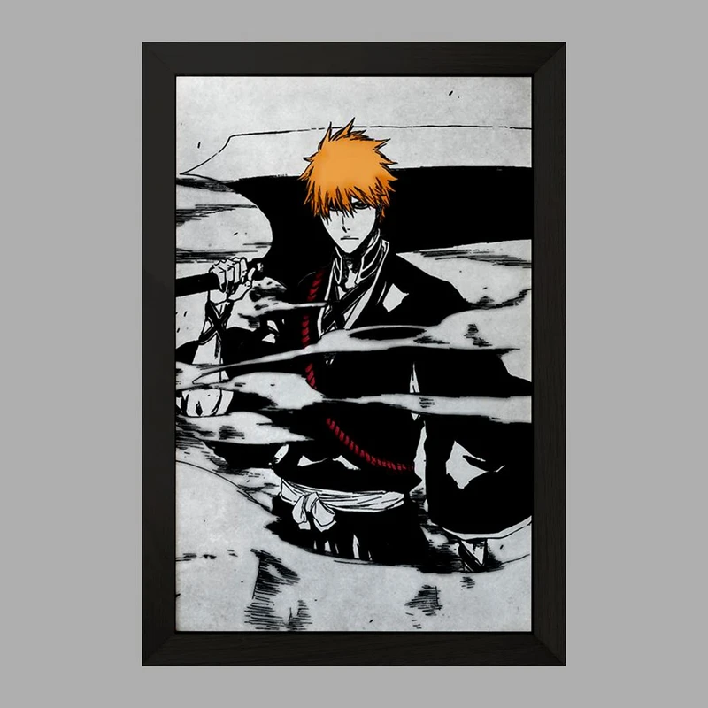 تابلو خندالو مدل ایچیگو انیمه بلیچ Bleach  کد 12029