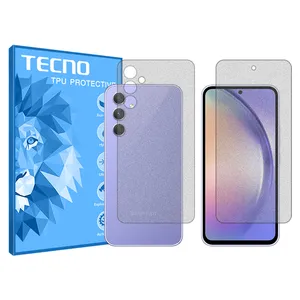 Matte tecno screen protector, HyMTT model, suitable for Samsung Galaxy A54 5G mobile phone, along with the back of the phone