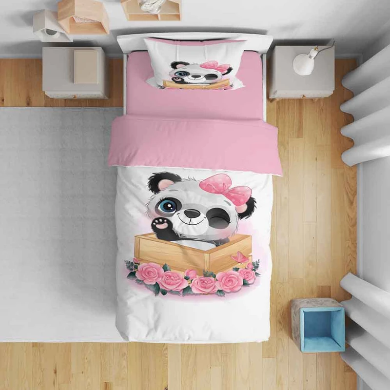 سرویس روتختی نوپه هوم مدل کارتونی T6023 تک نفره 5 تکه