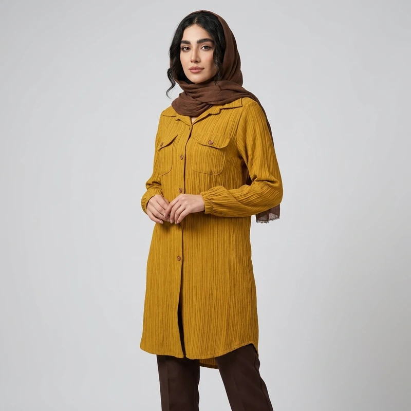 مانتو زنانه مدل پانیا کراش