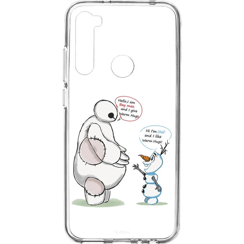 کاور طرح Olaf & Baymax مناسب برای گوشی موبایل شیائومی Redmi Note 8T 