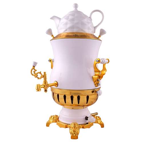 سماور گازی  مدل a3 گنجایش 8 لیتر به همراه قوری